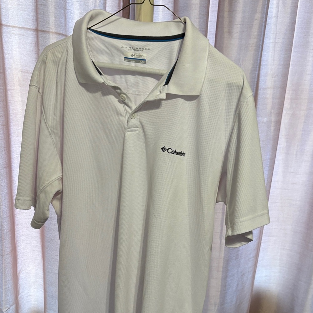 Columbia Men's Classic White Polo